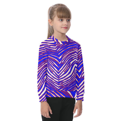 Sudadera infantil con estampado de cebra de los Buffalo Bills de la NFL