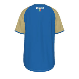ITALIA Euro football team O-neck Short Sleeve Italy T-shirt