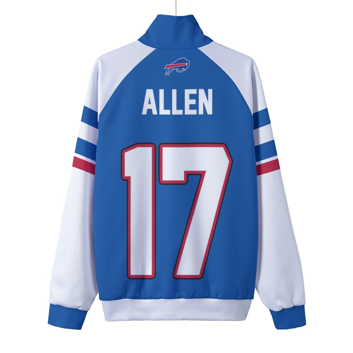 Josh Allen jersey inspired  Buffalo Bills Stand Collar Lining Jacket