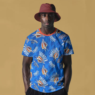 Oklahoma City Thunder All Over Print T-Shirt for Comfortable Daily Wear