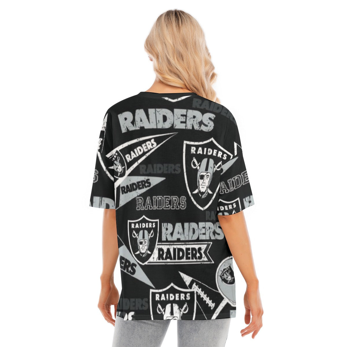 Las Vegas Raiders Women's Short Sleeve T-Shirt with Hem Split