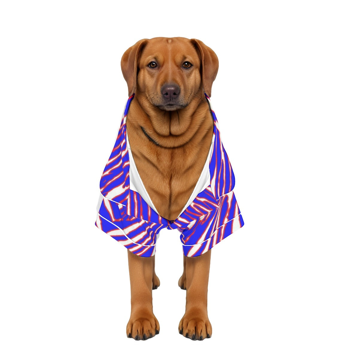 Nfl Football Buffalo Bills zubaz zebra print Pet dog Pajamas