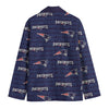 New England Patriots Flat Lapel Collar Blazer