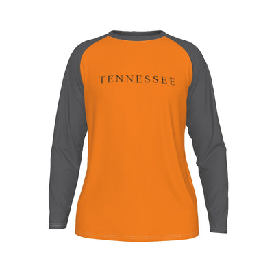 Universidad de Tennessee - Camiseta de manga larga con mangas raglán para voluntarios