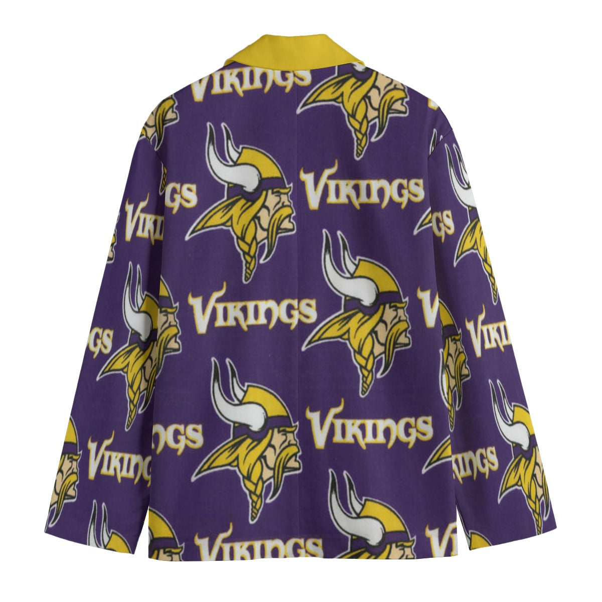 Minnesota Vikings Flat Lapel Collar Blazer