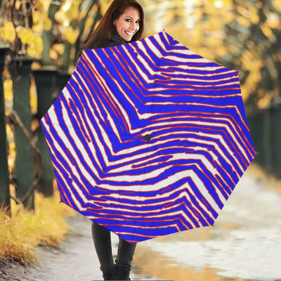 Nfl Football Buffalo Bills zubaz zebra print  Umbrella