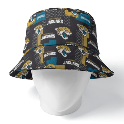 Jacksonville Jaguars Reversible Bucket Hat with Double-Sided Print Design
