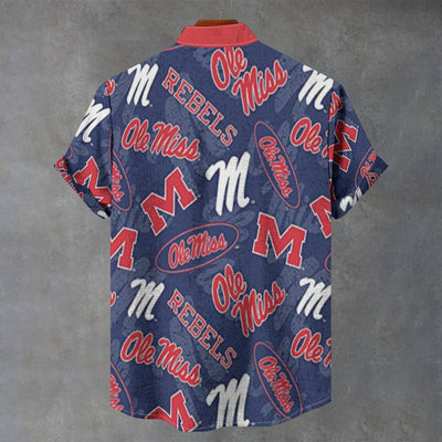University of Mississippi (Ole Miss) - Rebels Shirt|110GSM Imitation Flax