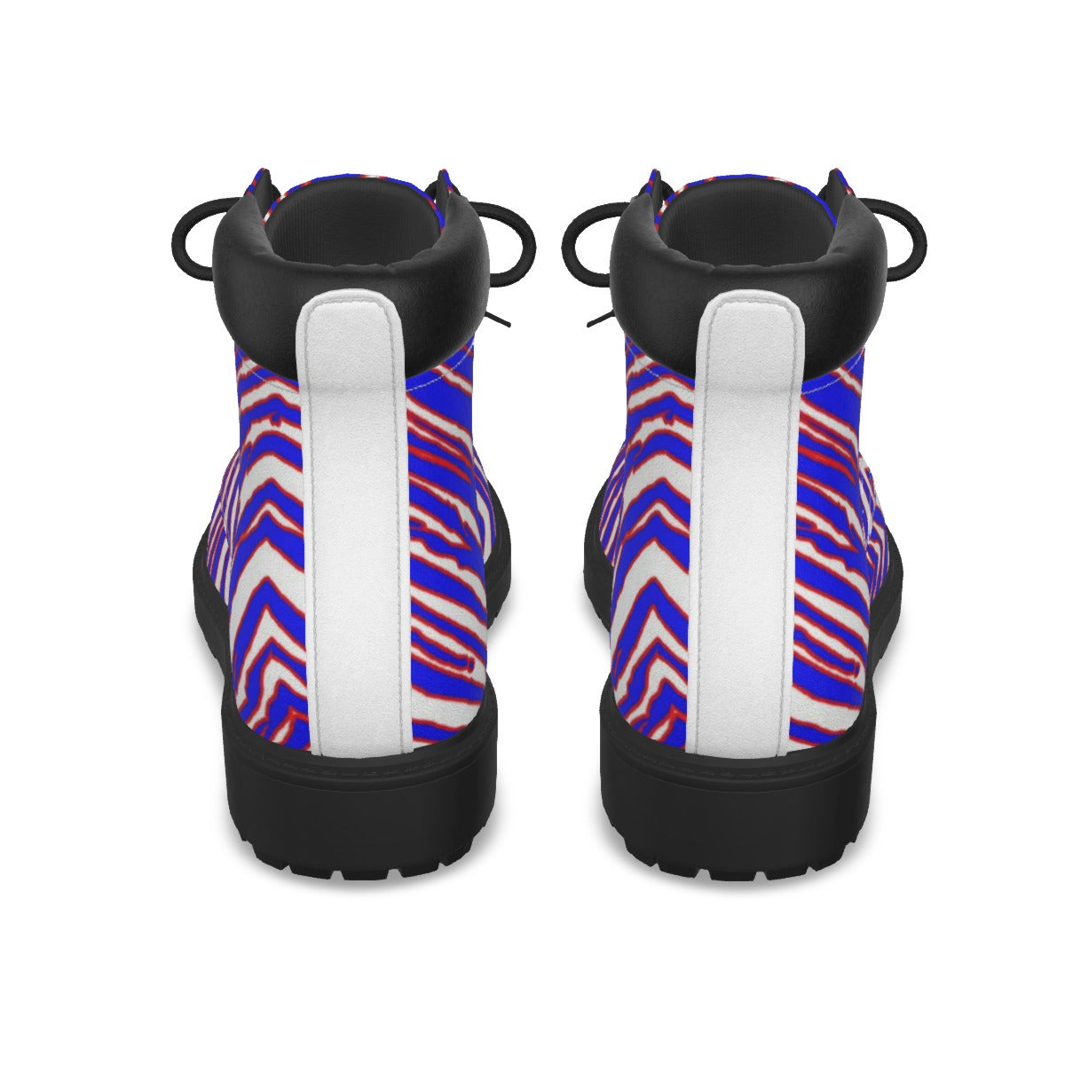 NFL Buffalo Bills zubaz Short Boots red blue white zebra print