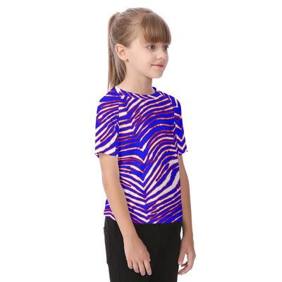 Buffalo bills zubaz Kid's Raglan Sleeve T-shirt