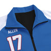 Josh Allen jersey inspired  Buffalo Bills Stand Collar Lining Jacket