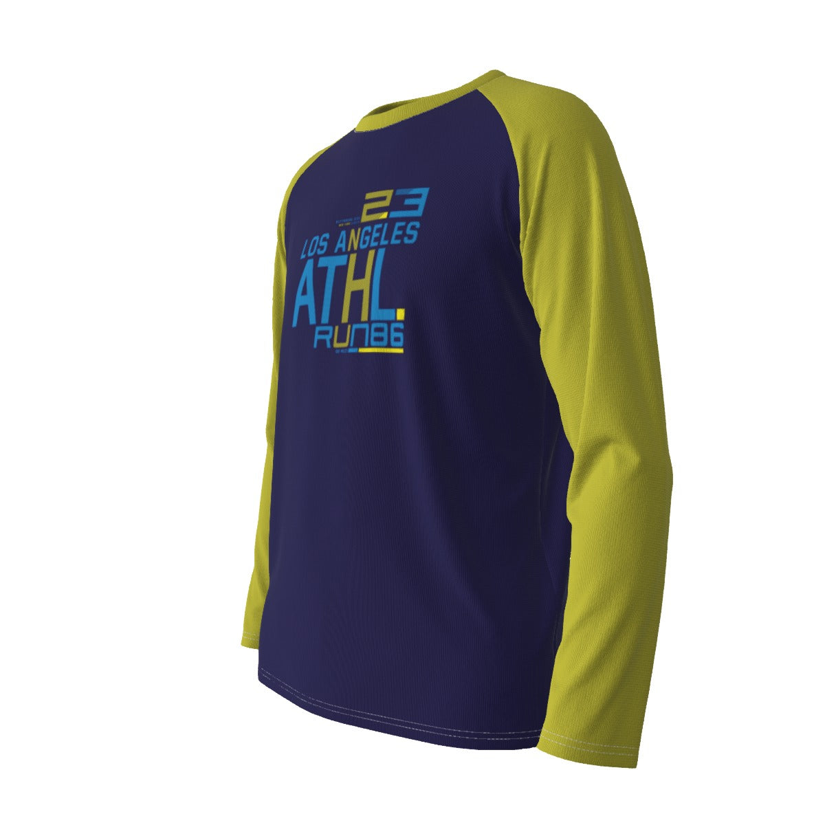Camiseta deportiva de manga larga con mangas raglán de Los Ángeles