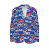 Buffalo Bills Flat Lapel Collar Blazer