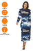 Nfl Football Dallas Cowboys tie dye  Women's Hip Dress