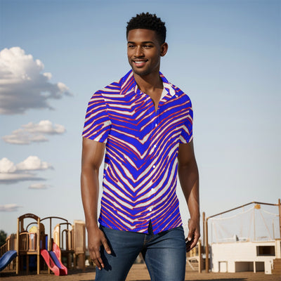 Camiseta de fútbol americano de la NFL Buffalo Bills con estampado de cebra para hombre