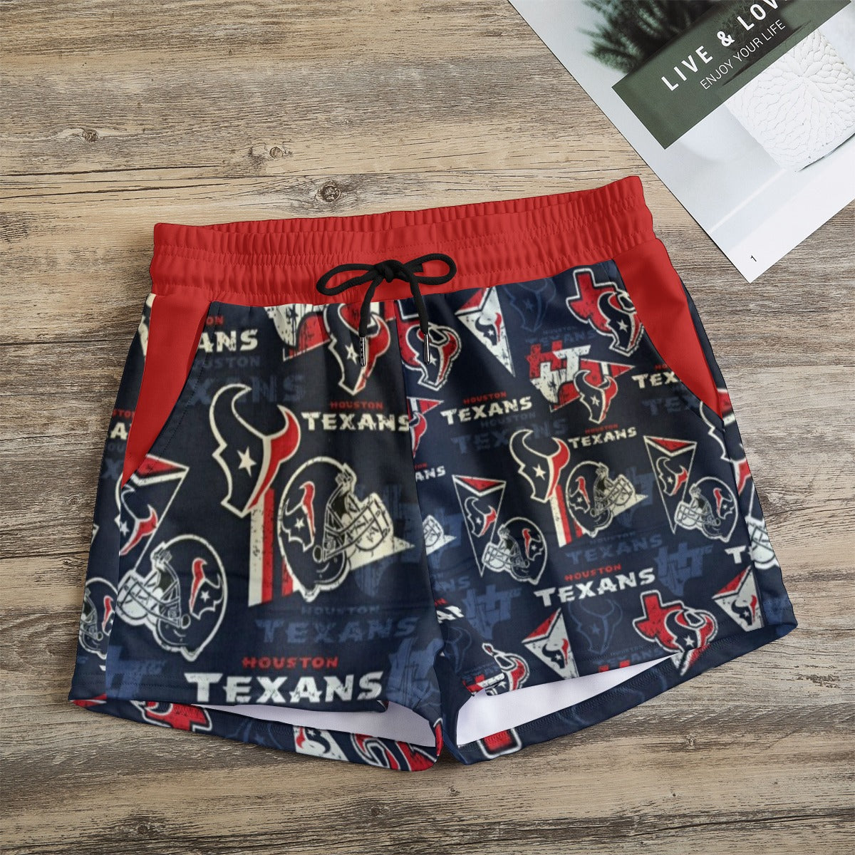 Pantalones cortos de fútbol americano de la NFL de los Houston Texans 