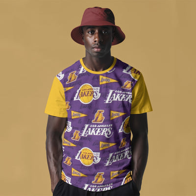 Los Angeles Lakers Classic Round Neck T-Shirt for Daily Comfort and Style