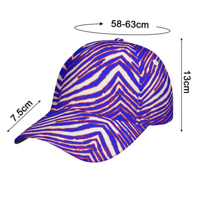 Gorra de fútbol americano de la NFL Buffalo Bills con estampado de cebra Zubaz