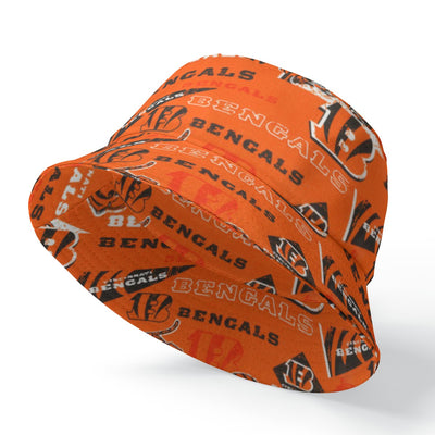Cincinnati Bengals Double-Sided Bucket Hat with High-Quality Print
