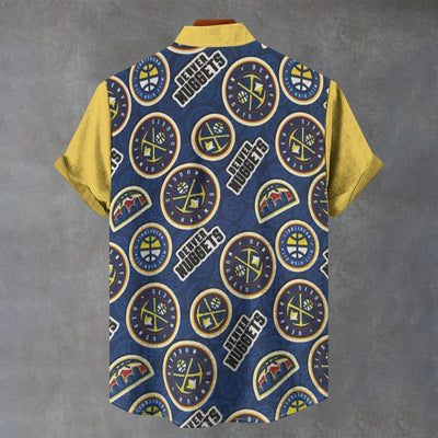 Camisa de cuello alto de los Denver Nuggets | Lino sintético de 110 g/m²