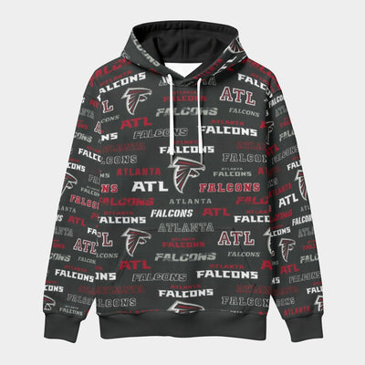 Atlanta Falcons Classic Pullover Hoodie with Front Pocket and Drawstring