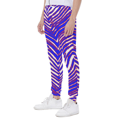 Pantalones deportivos para hombre con estampado de cebra de los Buffalo Bills de la NFL