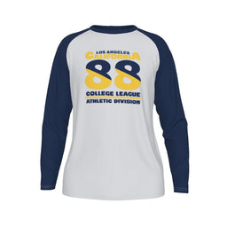 No 88 Los Angeles California Long Sleeve T-shirt With Raglan Sleeve