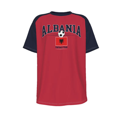 ALBANIA Euro football team O-neck Short Sleeve T-shirt