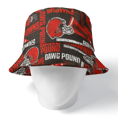 Cleveland Browns Double-Sided Printing Bucket Hat for Stylish Versatility