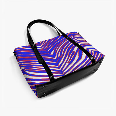Nfl Football Buffalo Bills zubaz zebra print  Women's Tote Bag With Adjustable Handle