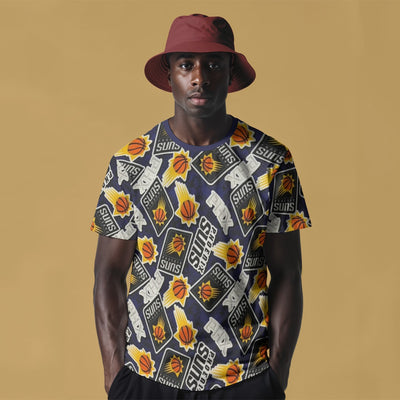 Phoenix Suns Seamless Pattern T-Shirt for Ultimate Comfort and Style
