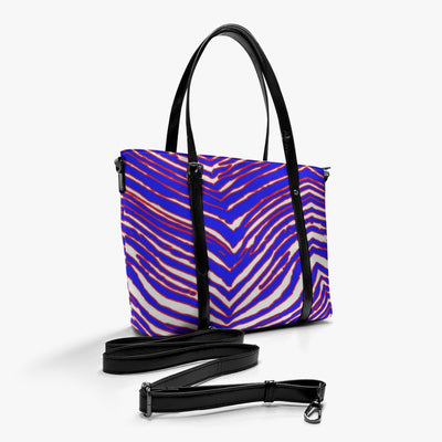 Nfl Football Buffalo Bills zubaz zebra print  Women's Tote Bag With Adjustable Handle