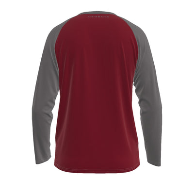 Universidad de Georgia - Camiseta de manga larga con mangas raglán de los Bulldogs