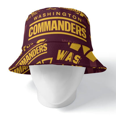 Washington Commanders Double-Sided Bucket Hat with High-Quality Print