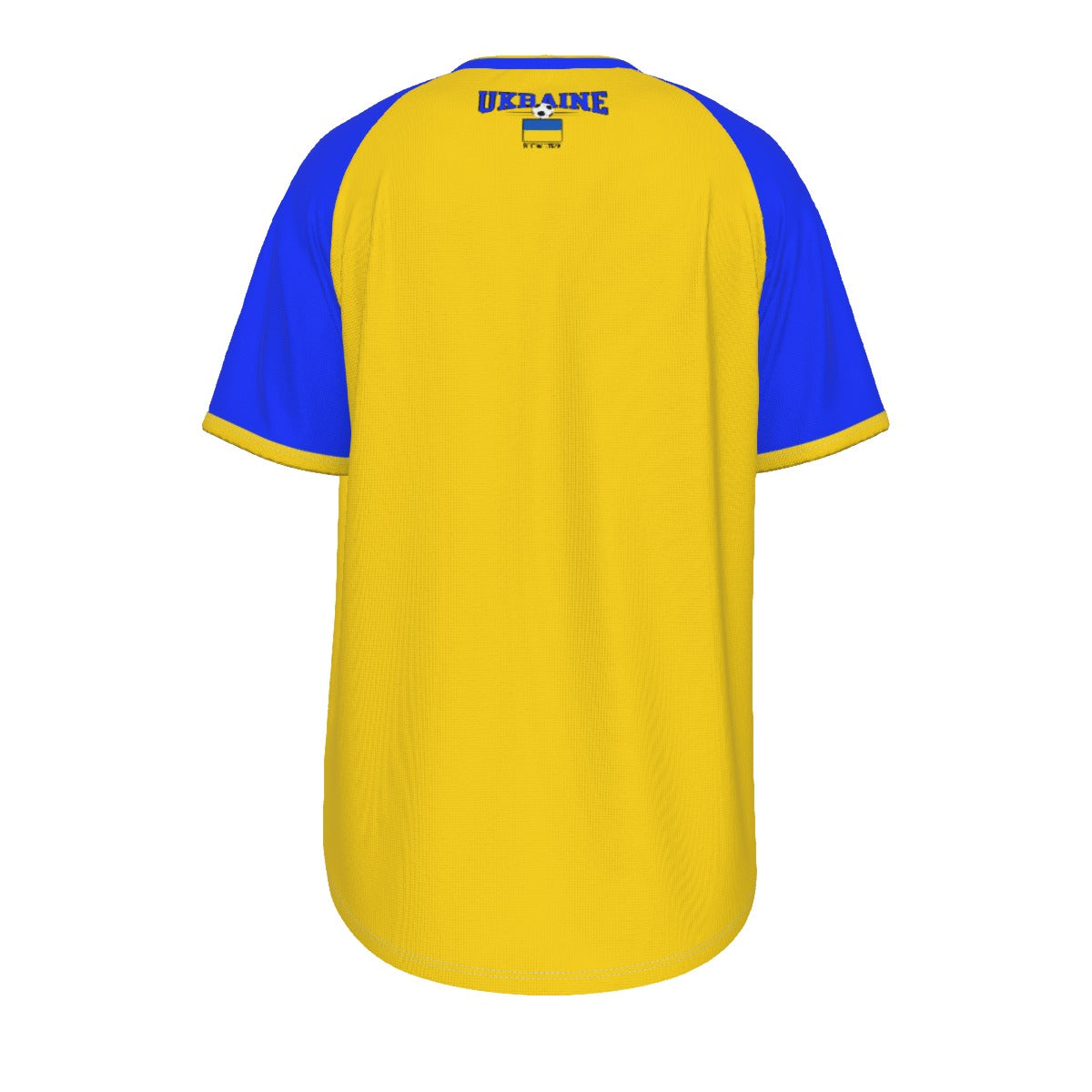 UKRAINE EUro football team O-neck Short Sleeve T-shirt