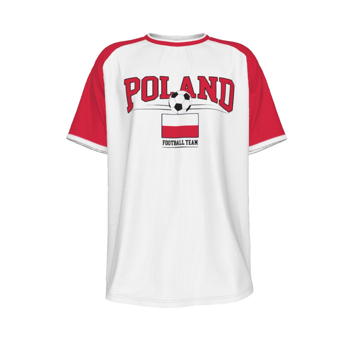 POLAND POLSKA Euro football team O-neck Short Sleeve T-shirt