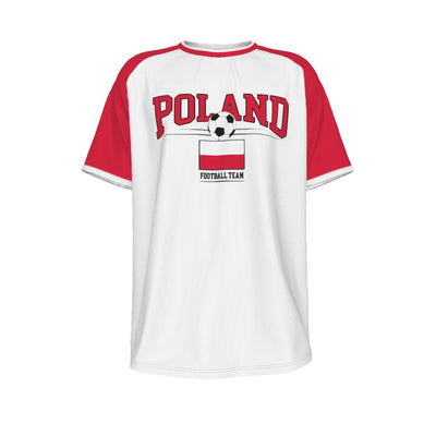 POLAND POLSKA Euro football team O-neck Short Sleeve T-shirt