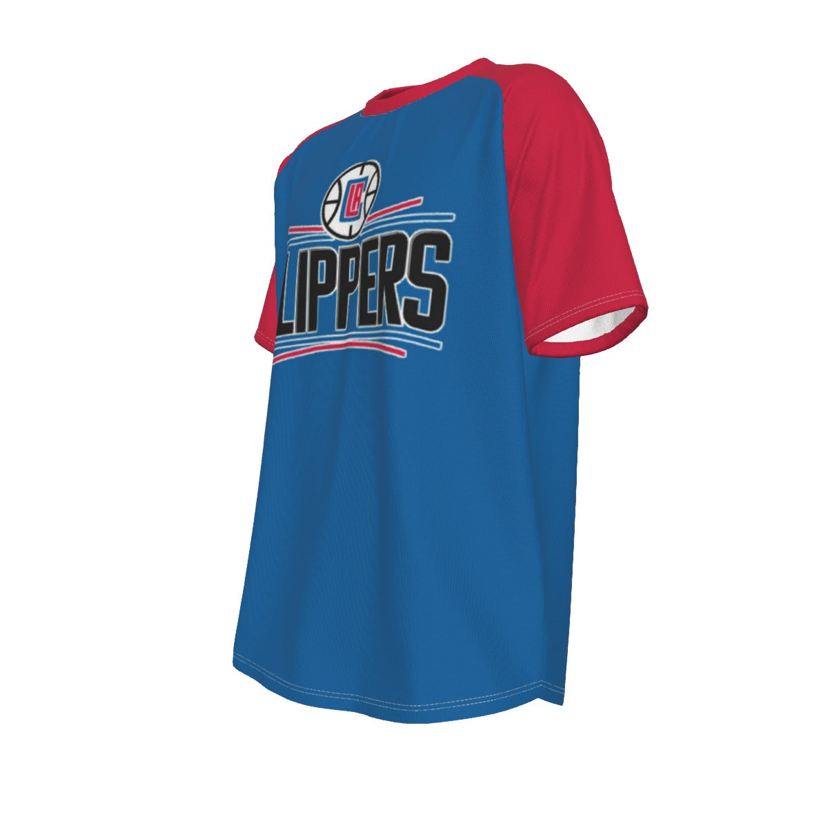 Camiseta de manga corta raglán de baloncesto de la NBA de Los Angeles Clippers