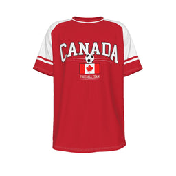 Canada national football soccer team O-neck Short Sleeve T-shirt