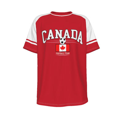 Canada national football soccer team O-neck Short Sleeve T-shirt