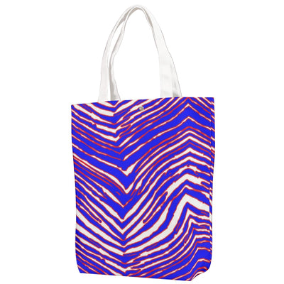 Nfl Football Buffalo Bills zubaz zebra print  Canvas Bag With Shoulder Strap