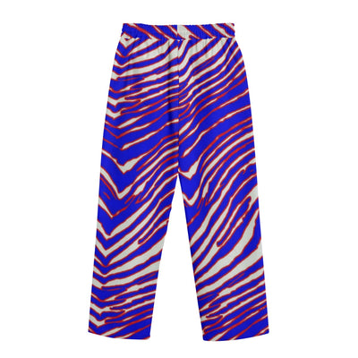 Pantalones casuales unisex con estampado de cebra de los Buffalo Bills de la NFL | Algodón de 245 g/m²
