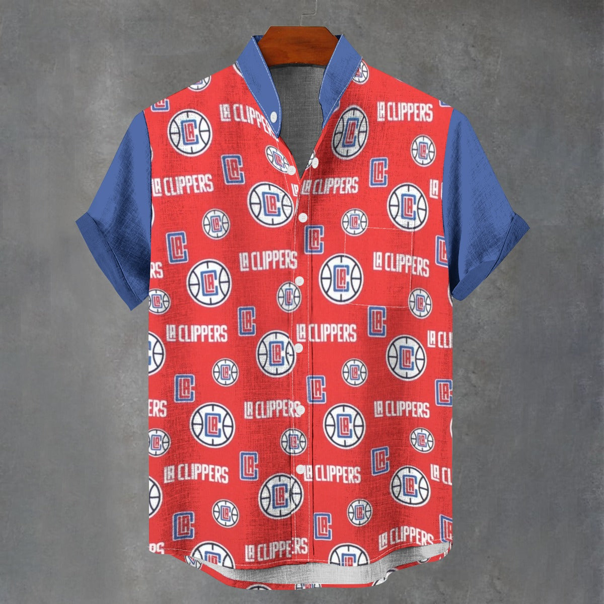 Camisa de cuello alto de Los Angeles Clippers | Lino sintético de 110 g/m²