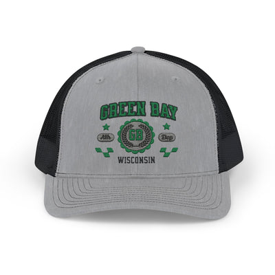 Wisconsin Green Bay  Vintage Athletic Sports Design  Snapback Trucker Cap - Jacketon