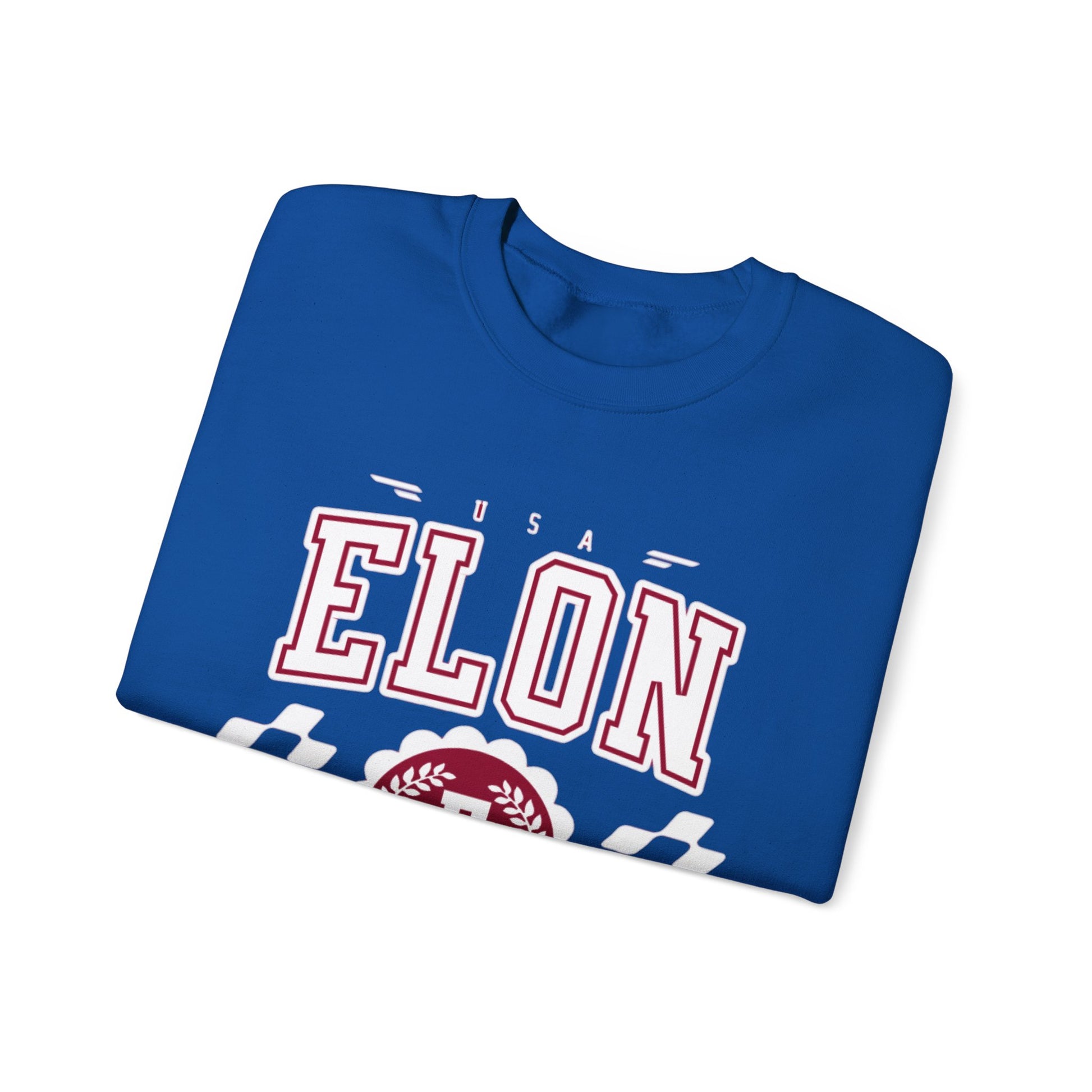 Vintage Elon North Carolina NC Athletic Sports Design varsity pullover sweater Crewneck Sweatshirt - Jacketon