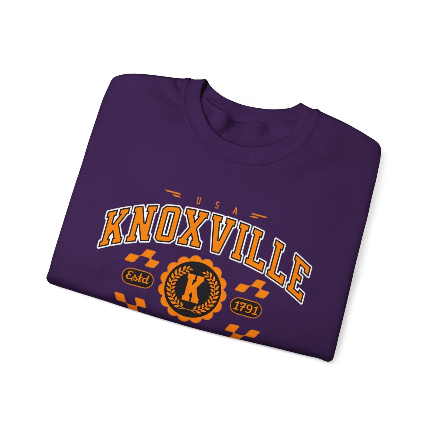 Vintage Knoxville Tennessee Athletic Sports Design varsity pullover sweater Crewneck Sweatshirt - Jacketon