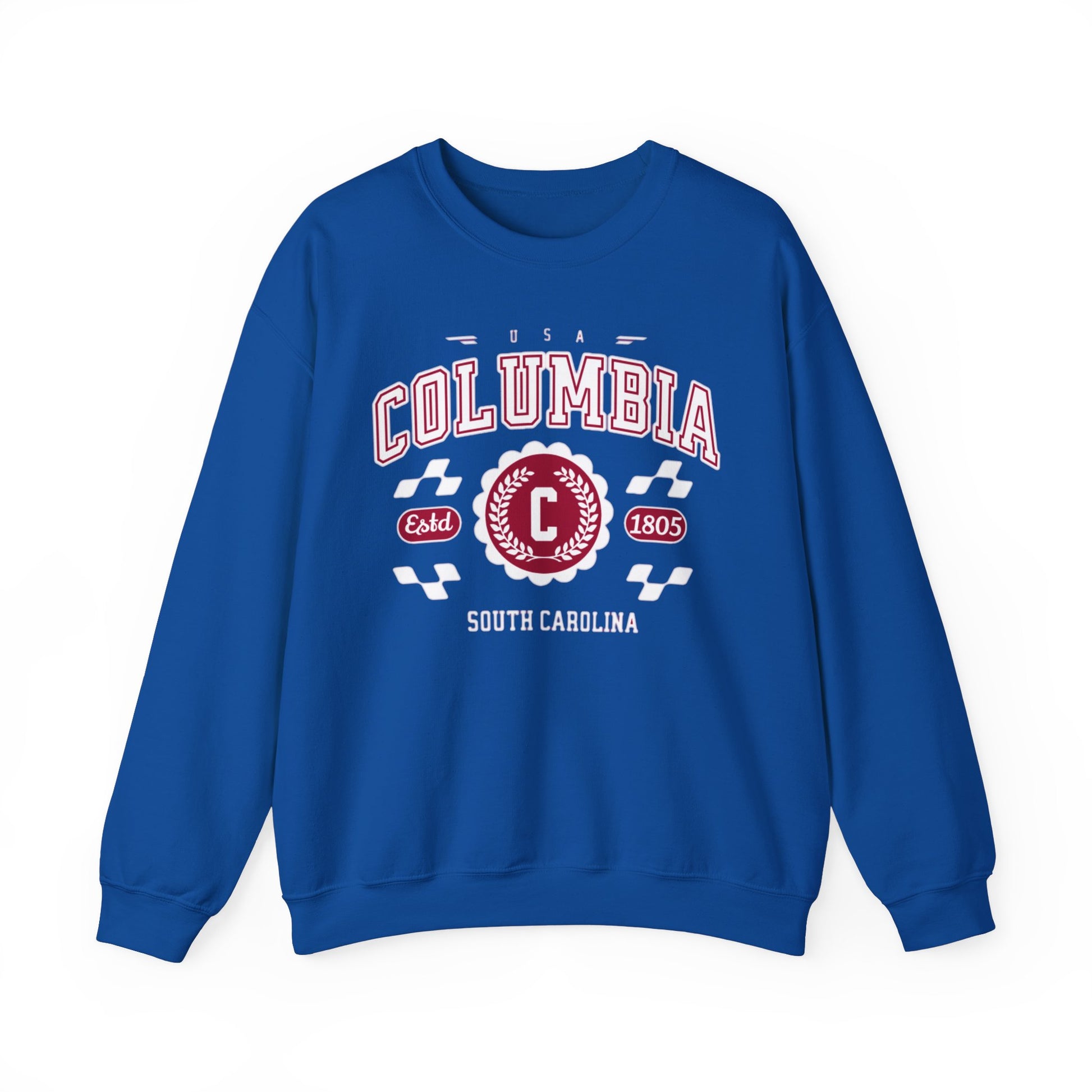Vintage Columbia South Carolina SC Athletic Sports Design Crewneck Sweatshirt - Jacketon