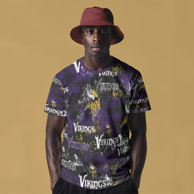 All Over Print Minnesota Vikings T-Shirt for Men and Women