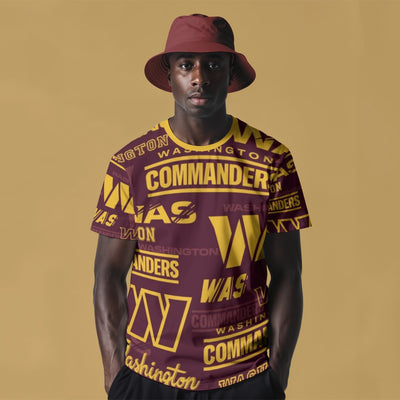 All Over Print Washington Commanders T Shirt for Men and Women