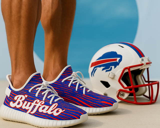 Buffalo Bills Zubaz Coconut Shoes 